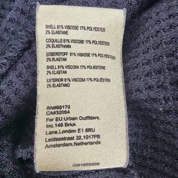 Pilcro Anthropologie Black Ruffle V-Neck Top Small - Picture 8 of 11